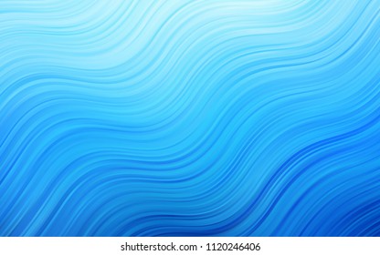 Light BLUE vector template with bubble shapes. An elegant bright illustration with gradient. The best blurred design for your business.