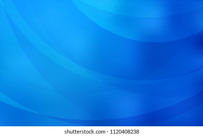 Light BLUE vector template with bubble shapes. A vague circumflex abstract illustration with gradient. The elegant pattern for brand book.