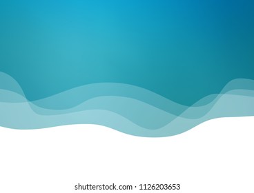 Light BLUE vector template with bubble shapes. Creative geometric illustration in marble style with gradient. A new texture for your  ad, booklets, leaflets.