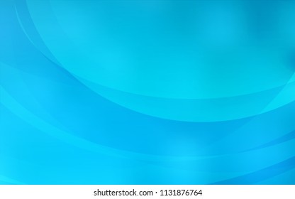 Light BLUE vector template with bubble shapes. An elegant bright illustration with gradient. Pattern for your business design.