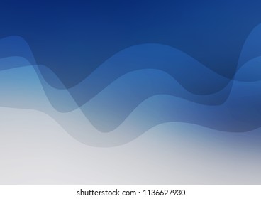 Light BLUE vector template with bubble shapes. Shining crooked illustration in marble style. Brand new design for your ads, poster, banner.