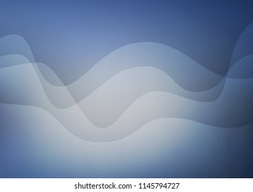Light BLUE vector template with bubble shapes. An elegant bright illustration with gradient. A completely new template for your business design.