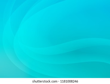 Light BLUE vector template with bubble shapes. A completely new color illustration in marble style. The elegant pattern for brand book.