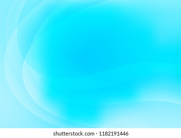 Light BLUE vector template with bubble shapes. A sample with blurred bubble shapes. Marble design for your web site.