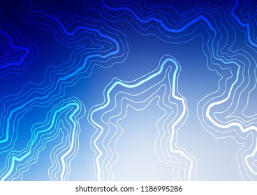 Light BLUE vector template with bubble shapes. Blurred geometric sample with gradient bubbles.  Marble style for your business design.
