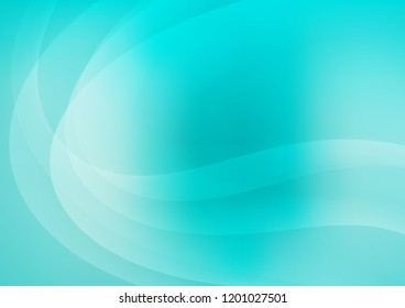Light BLUE vector template with bubble shapes. Shining illustration, which consist of blurred lines, circles. A completely new template for your business design.