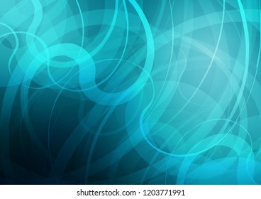 Light BLUE vector template with bubble shapes. An elegant bright illustration with gradient. A completely new marble design for your business.