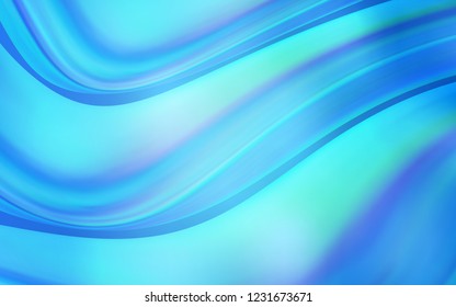 Light BLUE vector template with bubble shapes. Blurred geometric sample with gradient bubbles.  A completely new template for your business design.
