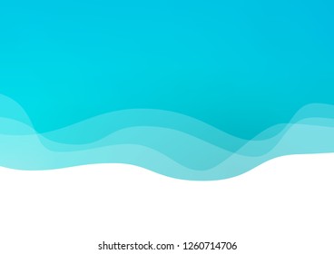 Light BLUE vector template with bubble shapes. A completely new color illustration in marble style. Textured wave pattern for backgrounds.