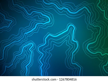 Light BLUE vector template with bubble shapes. Geometric illustration in marble style with gradient.  The best blurred design for your business.