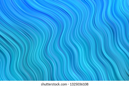 Light BLUE vector template with bubble shapes. Geometric illustration in marble style with gradient.  New composition for your brand book.