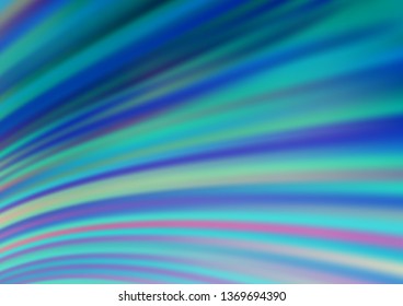 Light BLUE vector template with bubble shapes. A sample with blurred bubble shapes. The elegant pattern for brand book.