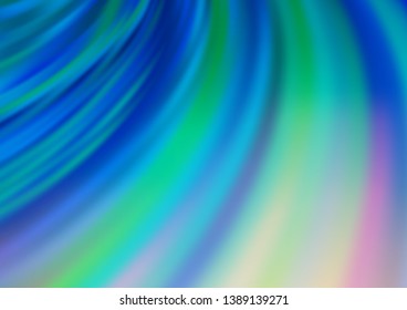 Light BLUE vector template with bubble shapes. Brand new colored illustration in marble style with gradient. A completely new marble design for your business.
