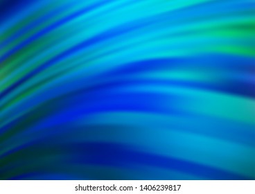 Light BLUE vector template with bubble shapes. A sample with blurred bubble shapes. A completely new marble design for your business.