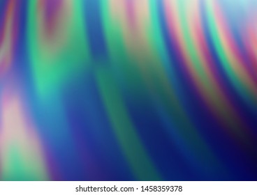 Light BLUE vector template with bubble shapes. Brand new colored illustration in marble style with gradient. A new texture for your  ad, booklets, leaflets.