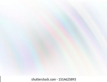 Light BLUE vector template with bubble shapes. Glitter abstract illustration with wry lines. The elegant pattern for brand book.