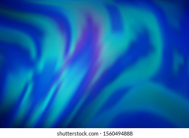 Light BLUE vector template with bubble shapes. Glitter abstract illustration with wry lines. A new texture for your  ad, booklets, leaflets.