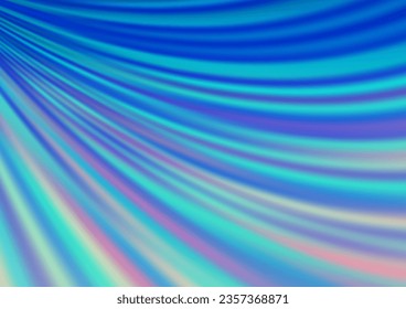 Light BLUE vector template with bubble shapes. Creative geometric illustration in marble style with gradient. New composition for your brand book.
