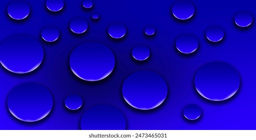 Light Blue vector template with bubble shapes. A completely new color illustration in marble style. The best blurred design for your business.