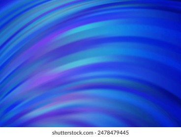 Light BLUE vector template with bubble shapes. Colorful illustration in abstract marble style with gradient. New composition for your brand book.