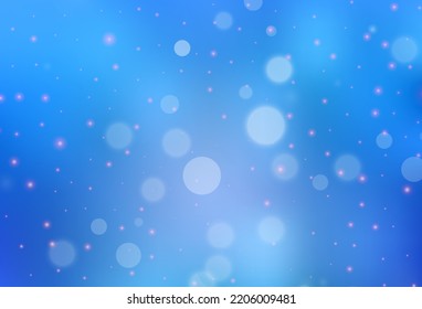 Plantilla de vector BLUE claro en estilo carnaval. Un diseño colorido al estilo navideño con gradiente. Patrón de anuncios, afiche, pancarta de libros.