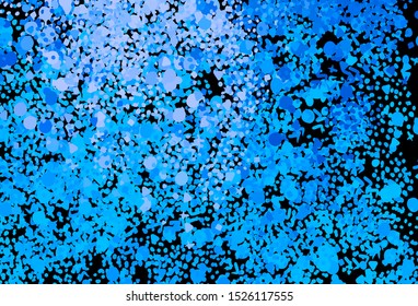 Light BLUE vector template with chaotic shapes. Illustration with colorful gradient shapes in abstract style. Elegant design for wallpapers.