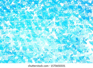 Light BLUE vector template with chaotic shapes. Illustration with colorful gradient shapes in abstract style. Simple design for your web site.