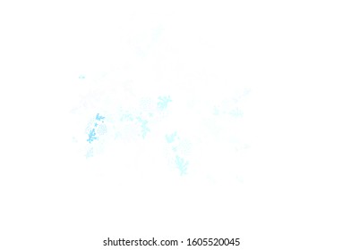Light BLUE vector template with chaotic shapes. Illustration with colorful gradient shapes in abstract style. Best smart design for your business.