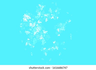 Light BLUE vector template with chaotic shapes. Illustration with colorful gradient shapes in abstract style. Best smart design for your business.