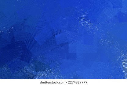 Light BLUE vector template with chaotic shapes. Decorative design in abstract style with random forms. Simple design for your web site.