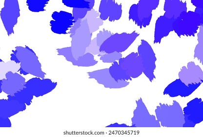 Plantilla de Vector AZUL CLARO con Formas caóticas. Formas caóticas coloridas con gradiente en estilo moderno. Diseño simple para su Sitio web.