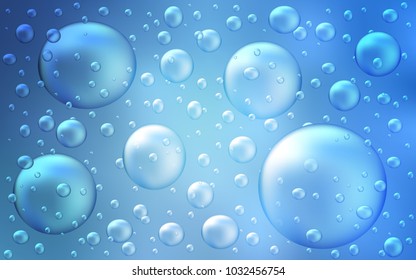 Light BLUE vector template with circles. Illustration with set of shining colorful abstract circles. Beautiful design for your business natural advert.