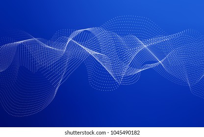 Light BLUE vector template with circles. Illustration with set of shining colorful abstract circles. Completely new template for your brand book.