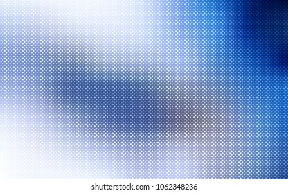 Light BLUE vector template with circles. Modern abstract illustration with colorful water drops. Pattern can be used as texture of wallpapers.