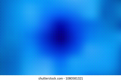 Light BLUE vector template with circles. Glitter abstract illustration with blurred drops of rain. Pattern can be used for ads, leaflets.