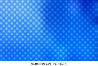 Light BLUE vector template with circles. Blurred bubbles on abstract background with colorful gradient. Completely new template for your brand book.