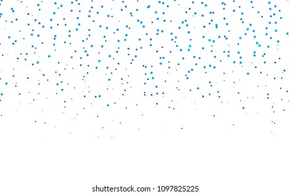 Light BLUE vector  template with circles. Blurred bubbles on abstract background with colorful gradient. New design for ad, poster, banner of your website.