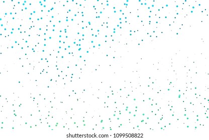 Light BLUE vector  template with circles. Beautiful colored illustration with blurred circles in nature style. Pattern can be used as texture of water, rain drops.