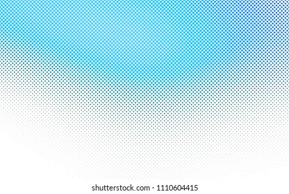 Light BLUE vector  template with circles. Glitter abstract illustration with blurred drops of rain. Beautiful design for your business natural advert.