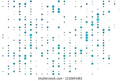 Light BLUE vector  template with circles. Illustration with set of shining colorful abstract circles. New design for ad, poster, banner of your website.