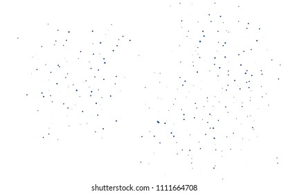 Light BLUE vector  template with circles. Illustration with set of shining colorful abstract circles. The pattern can be used for ads, leaflets of liquid.