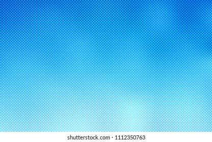 Light BLUE vector template with circles. Modern abstract illustration with colorful water drops. Pattern can be used for futuristic ad, booklets.