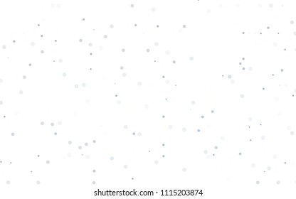Light BLUE vector  template with circles. Modern abstract illustration with colorful water drops. The pattern can be used for aqua ad, booklets.