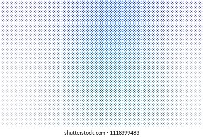 Light BLUE vector  template with circles. Illustration with set of shining colorful abstract circles. Pattern can be used as texture of water, rain drops.
