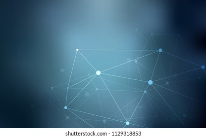 Light BLUE vector template with circles, triangles. Illustration with set of colorful abstract circles and lines. Beautiful design for your business advert.