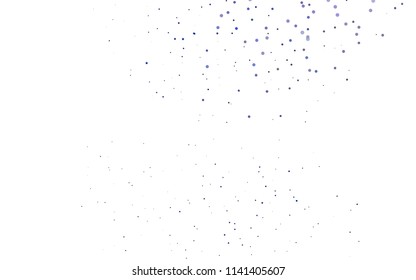 Light BLUE vector  template with circles. Abstract illustration with colored bubbles in nature style. Pattern can be used as texture of water, rain drops.