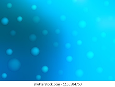 Light BLUE vector template with circles. Illustration with set of shining colorful abstract circles. New design for ad, poster, banner of your website.