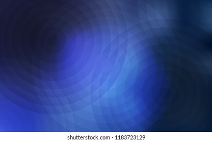 Light BLUE vector template with circles. Abstract illustration with colored bubbles in nature style. Pattern can be used as texture of wallpapers.