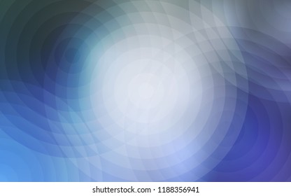 Light BLUE vector template with circles. Blurred decorative design in abstract style with bubbles. Pattern can be used for ads, leaflets.