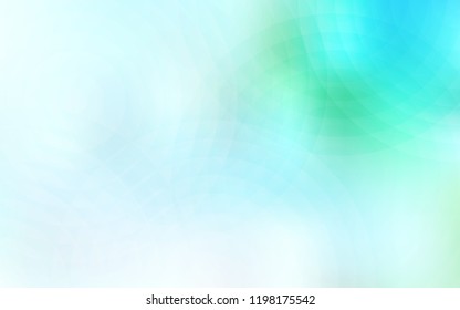 Light BLUE vector template with circles. Modern abstract illustration with colorful water drops. Pattern can be used as texture of wallpapers.